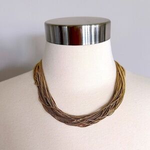 EUC Cara NY Multi-Strand Chocker Necklace